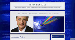 Desktop Screenshot of kevinhendzel.com
