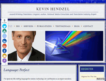 Tablet Screenshot of kevinhendzel.com